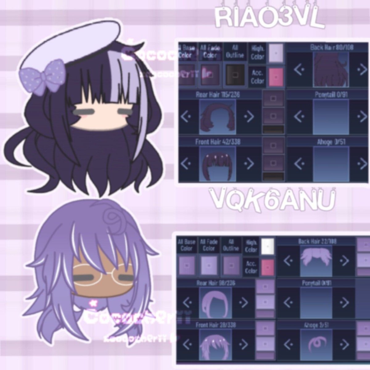 Волосы Gacha Club волосы Gacha Club