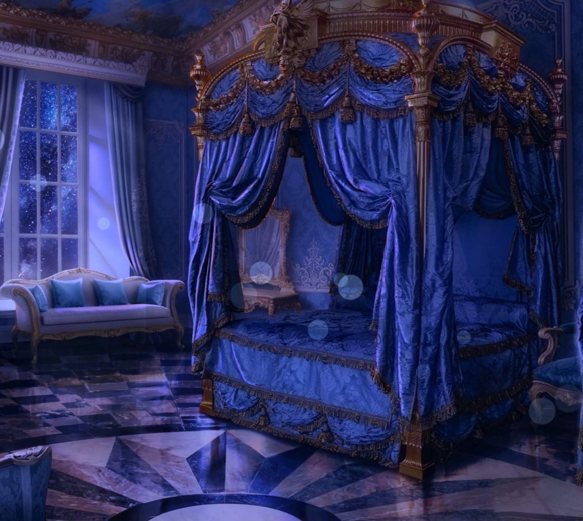 Королевская спальня арт