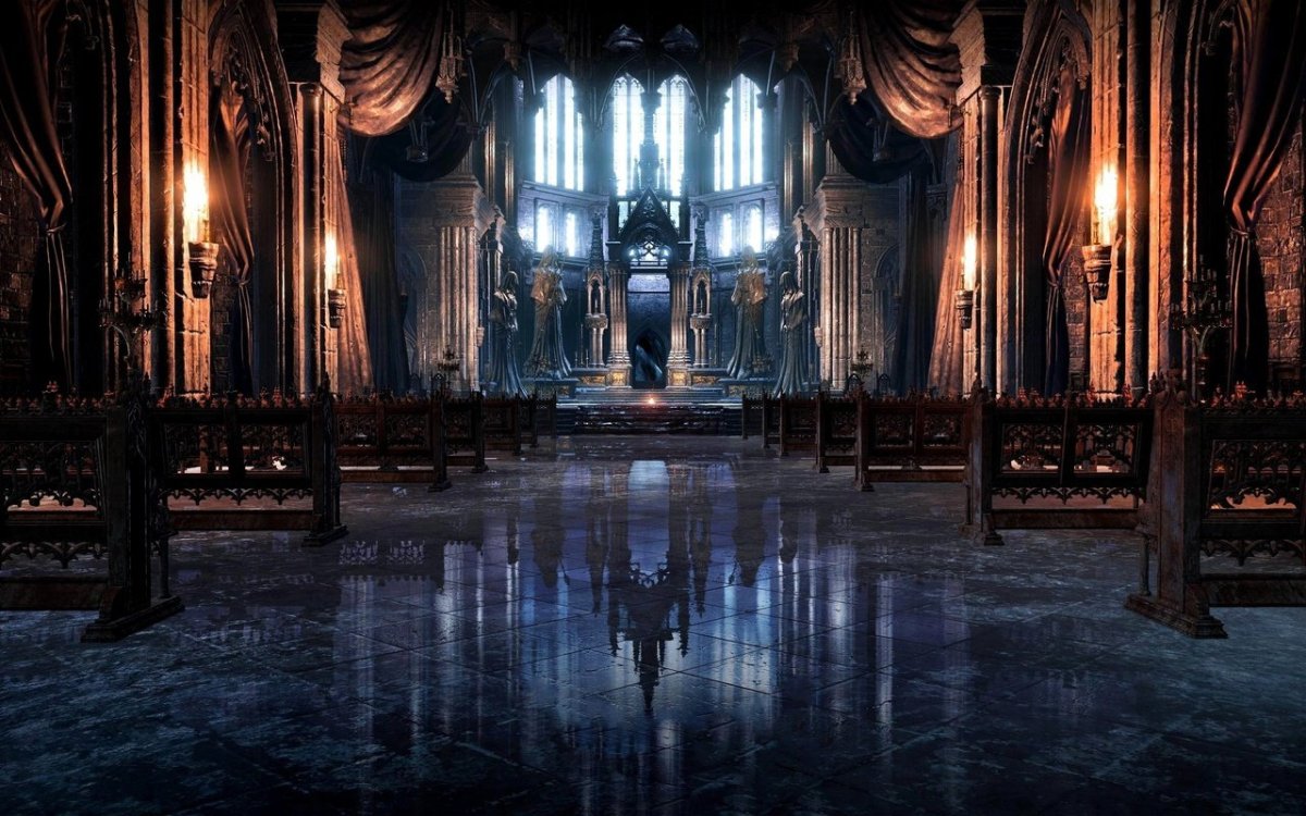 Готический замок darlsouls