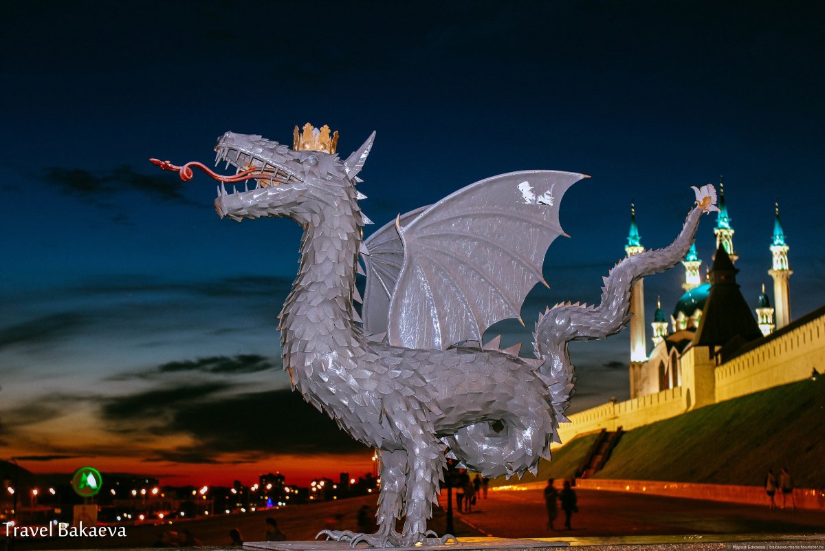 Дракон Зилант Казань памятник