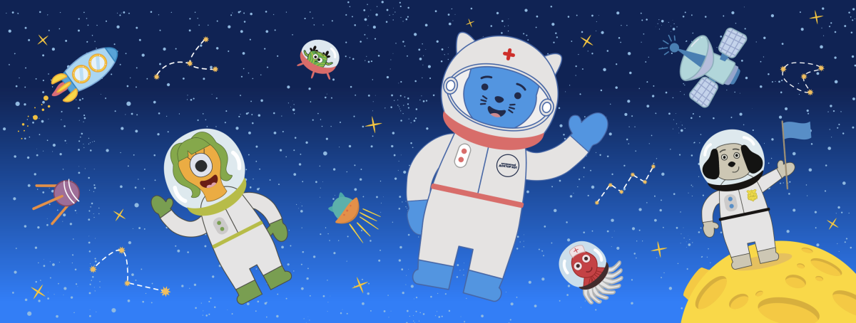 Космический доктор кот мультфильм