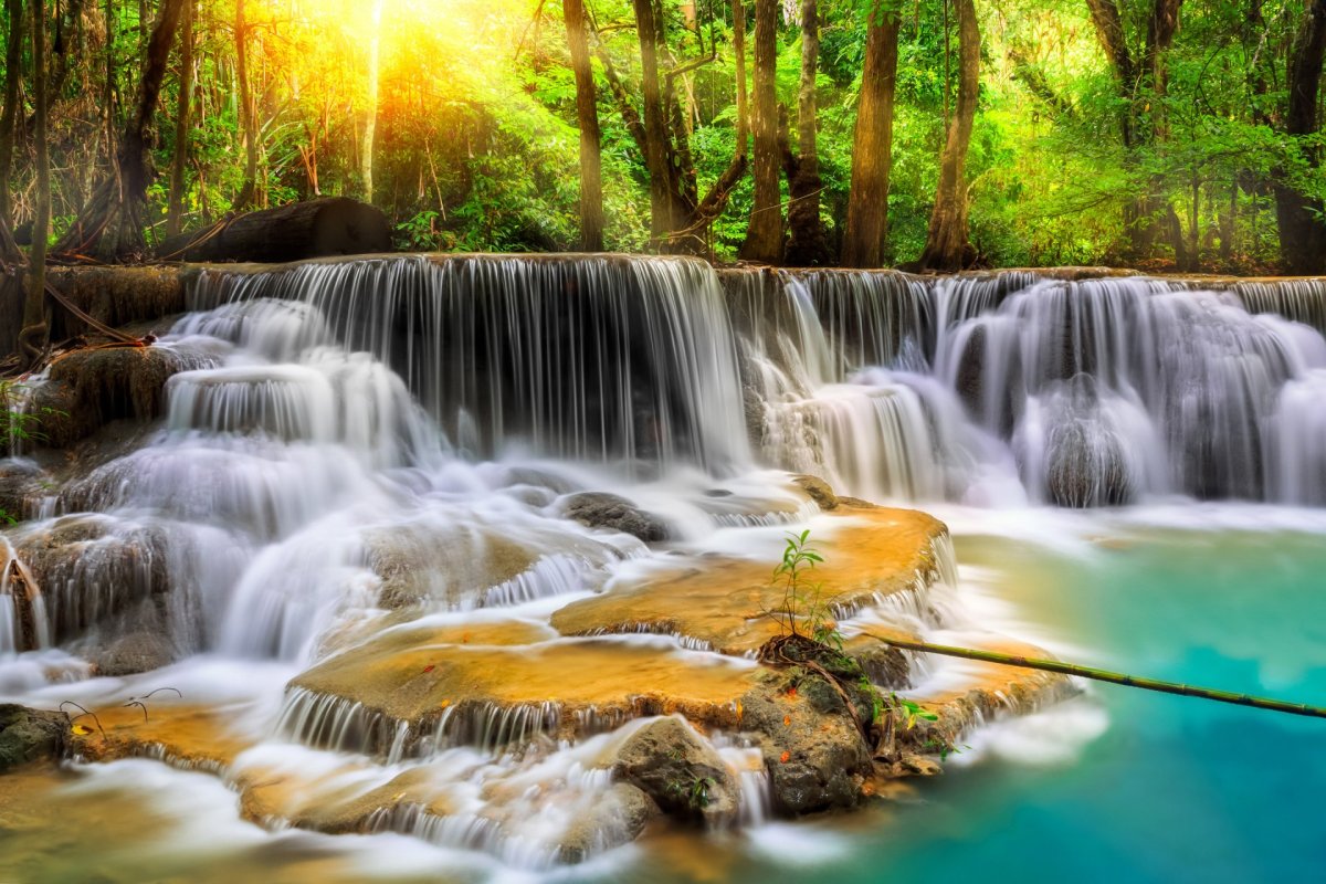Фотообои водопад Erawan