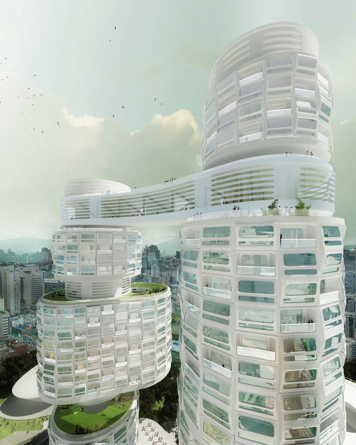 Velo Towers / asymptote Architecture