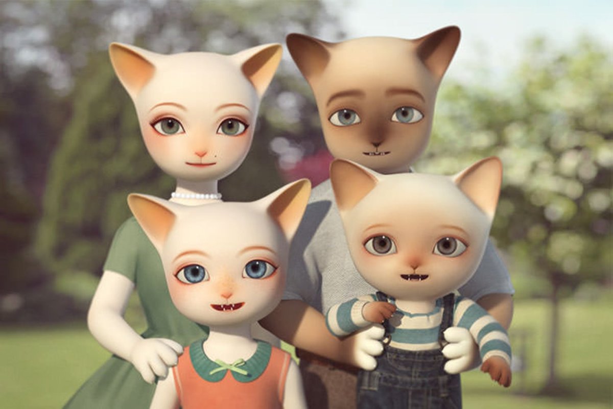 Мультфильм trois petits chats