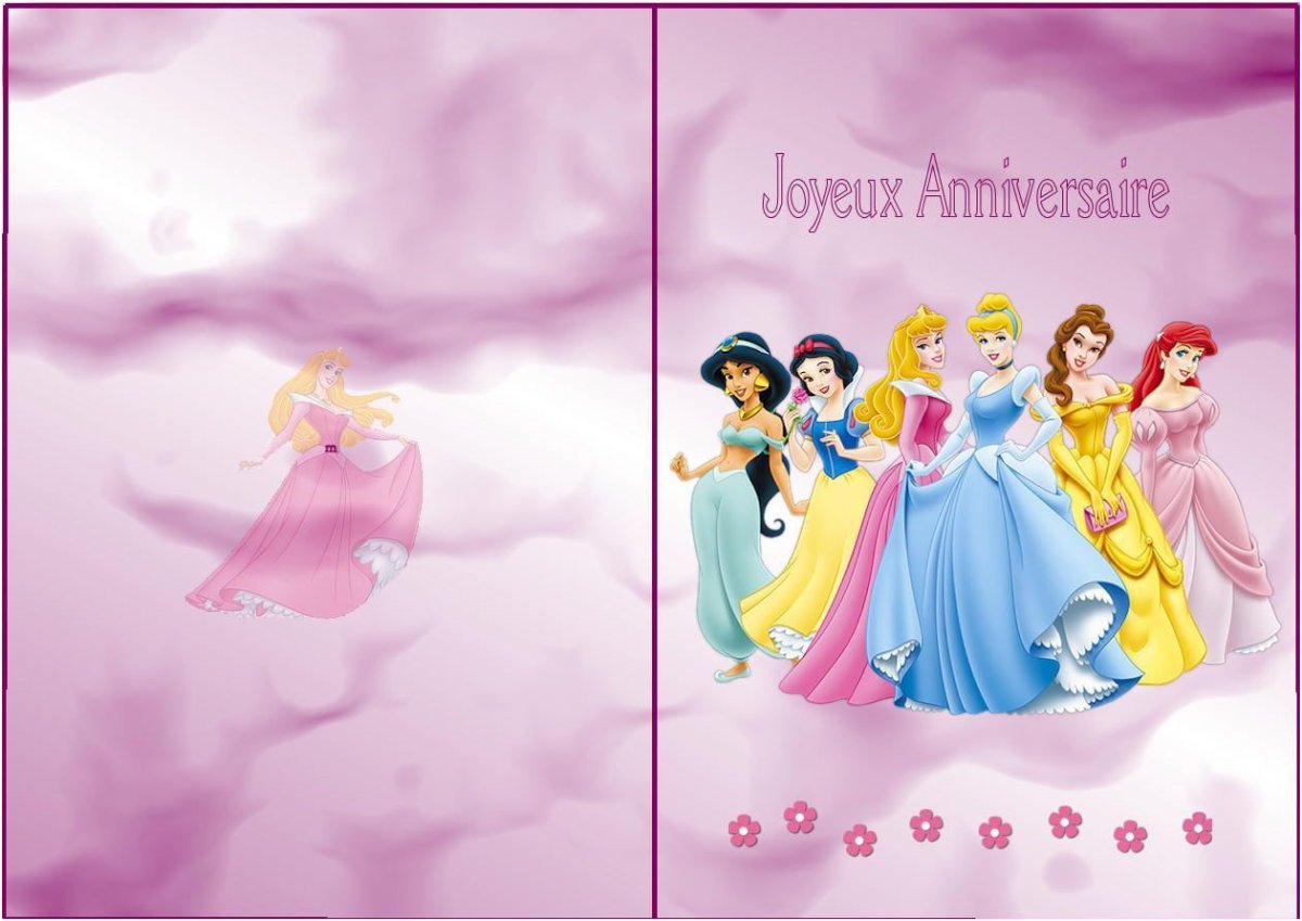 С дн ma Princesse Joyeux anniversaire