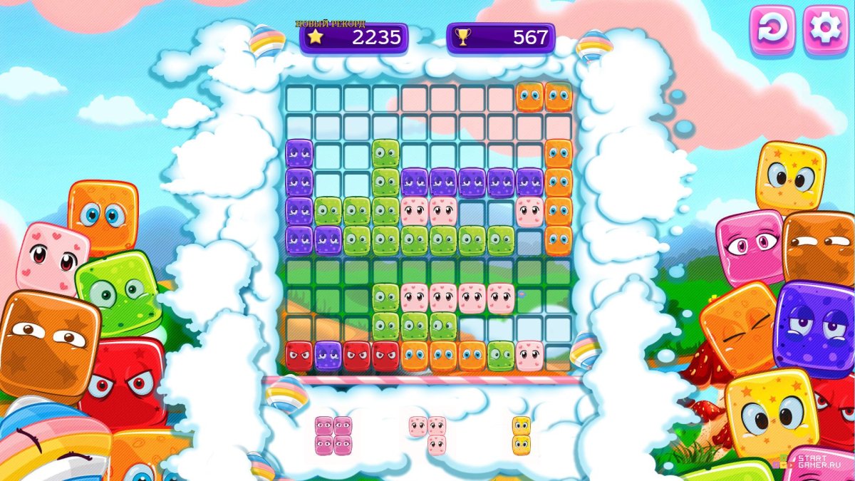 Эволюция Gummy Blocks