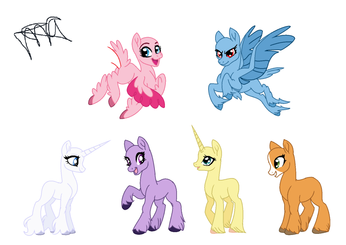 Пони базы Mane 6
