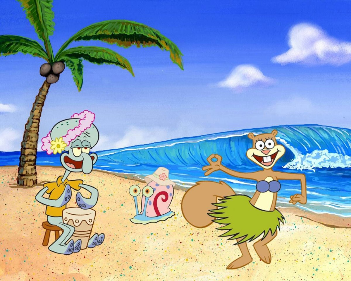 Sandy Сквидвард Spongebob
