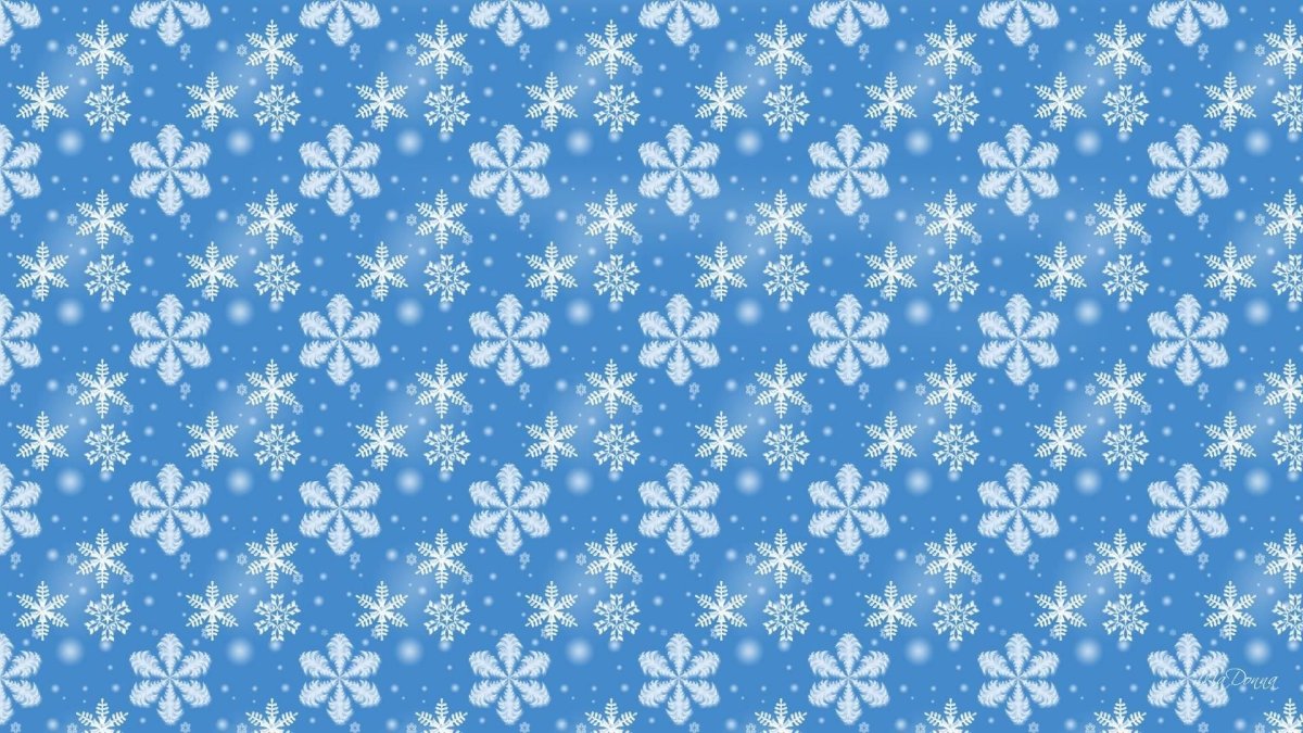 Фон снежинки