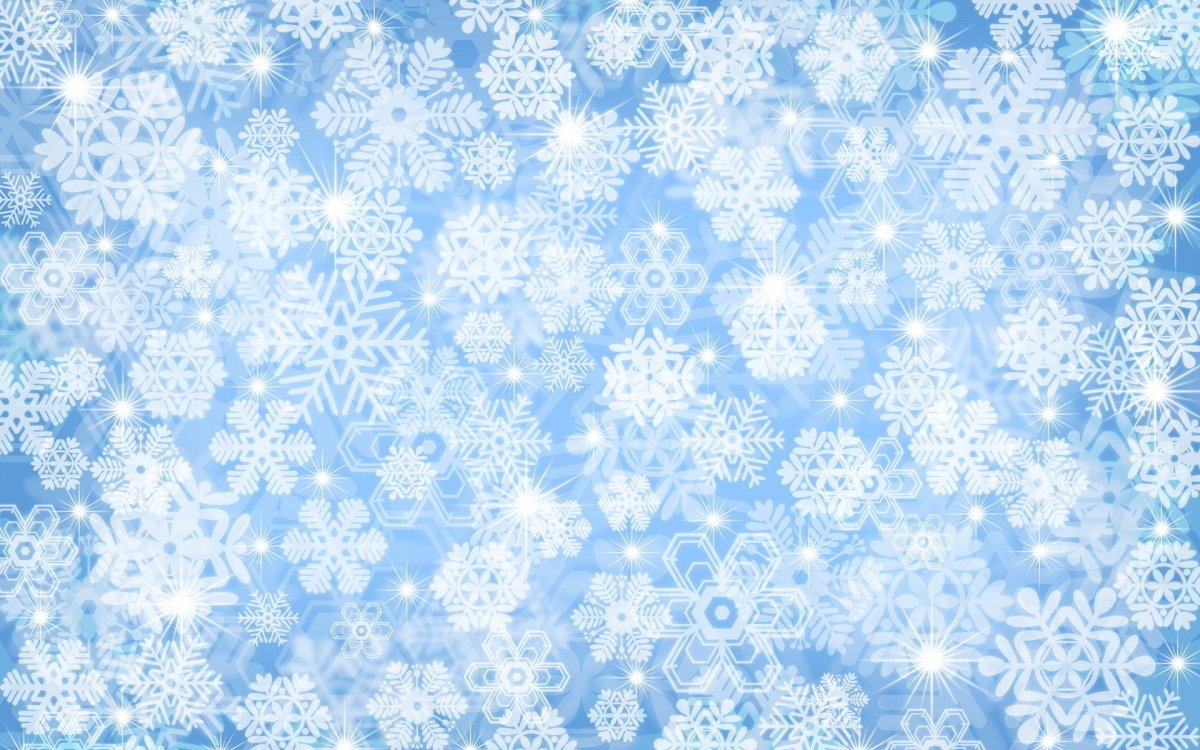 Фон снежинки
