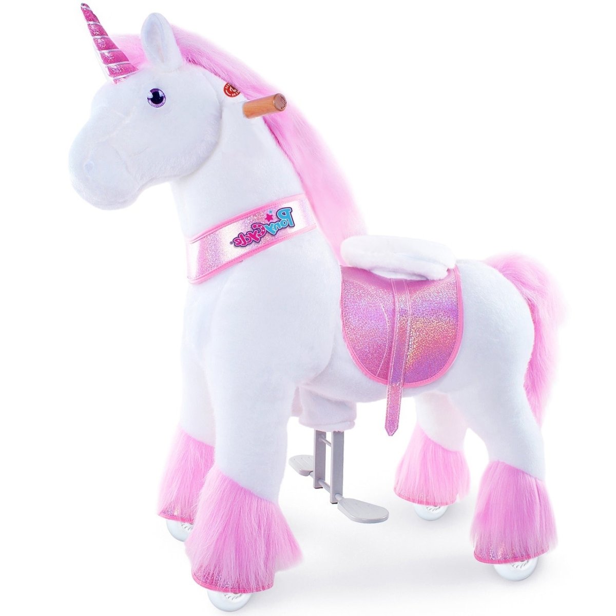 PONYCYCLE лошадка белая для 9 лет