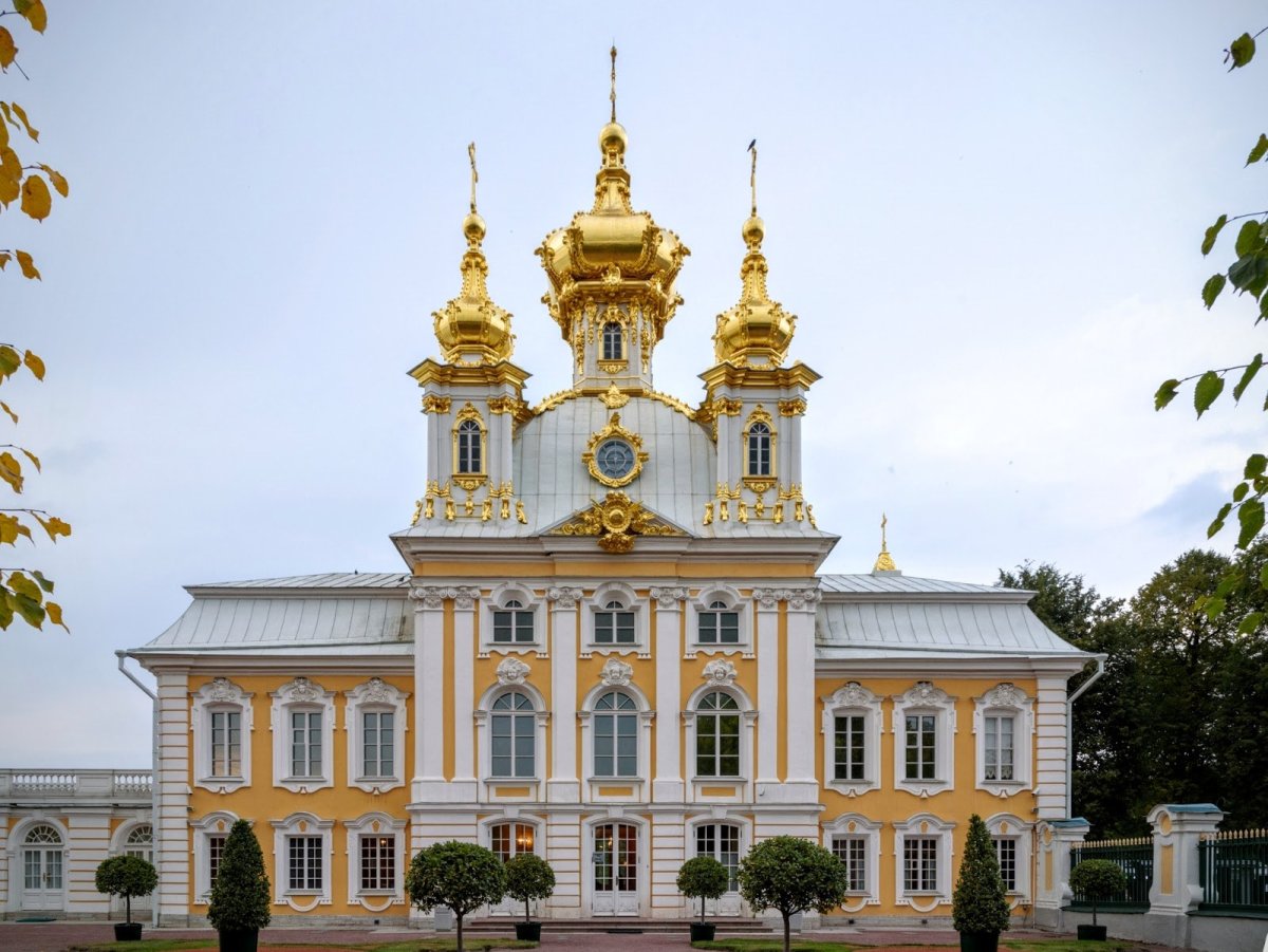 Церковь большого Петергофского дворца Растрелли