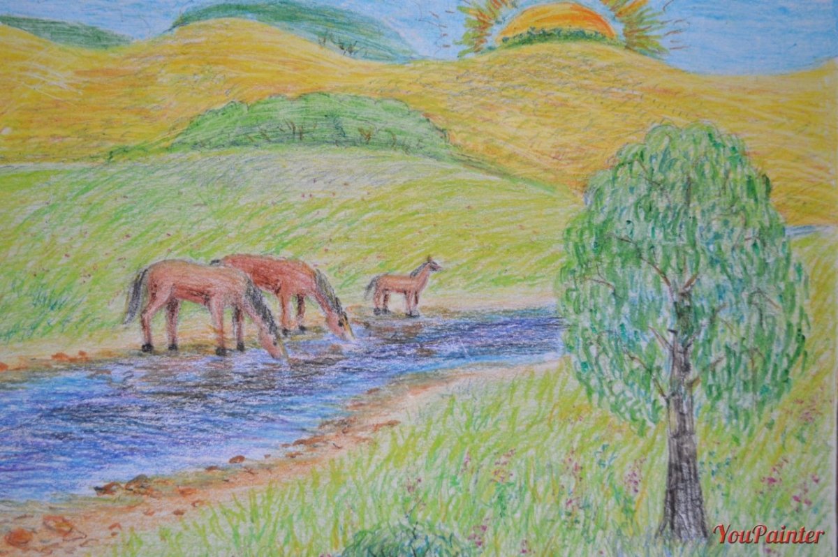 Природа Башкортостана рисунки