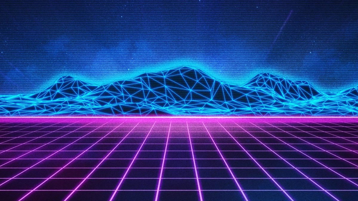 Синтвейв неон 80-е