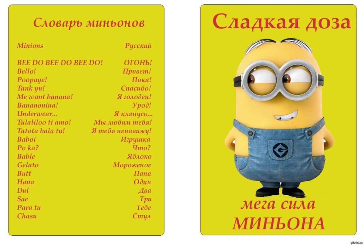 Цитаты миньонов