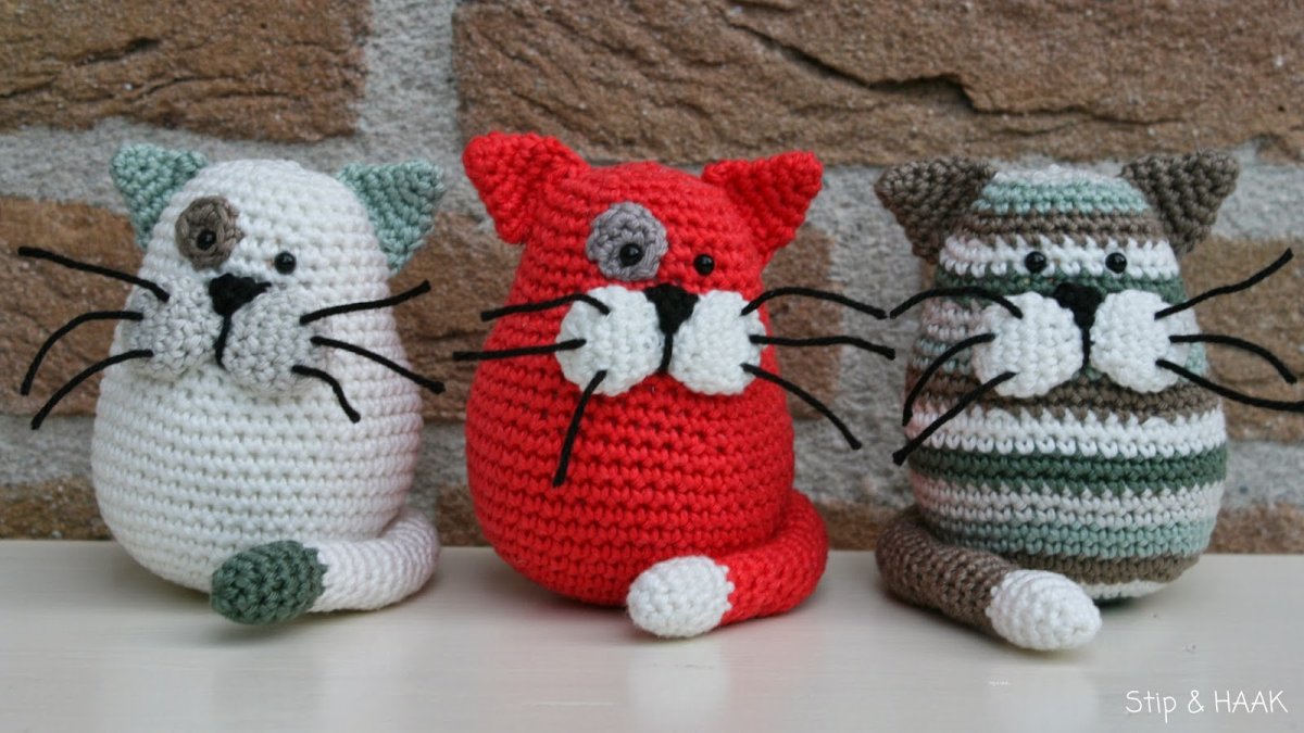 Вязаные игрушки крючком для начинающих