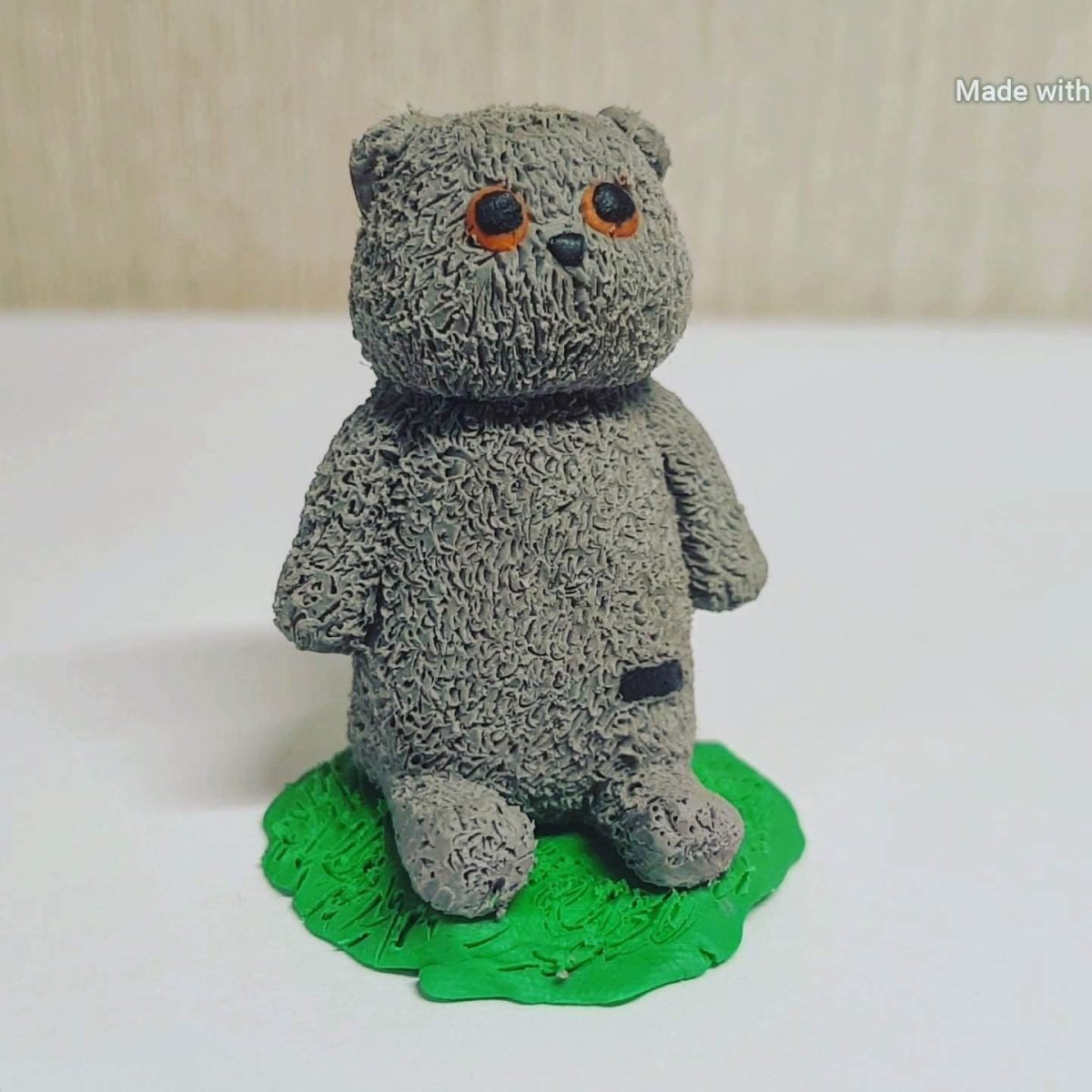 Басик из пластилина