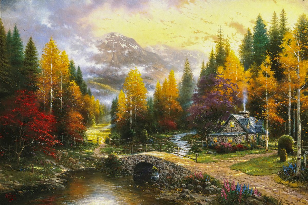 Томас Кинкаде осень