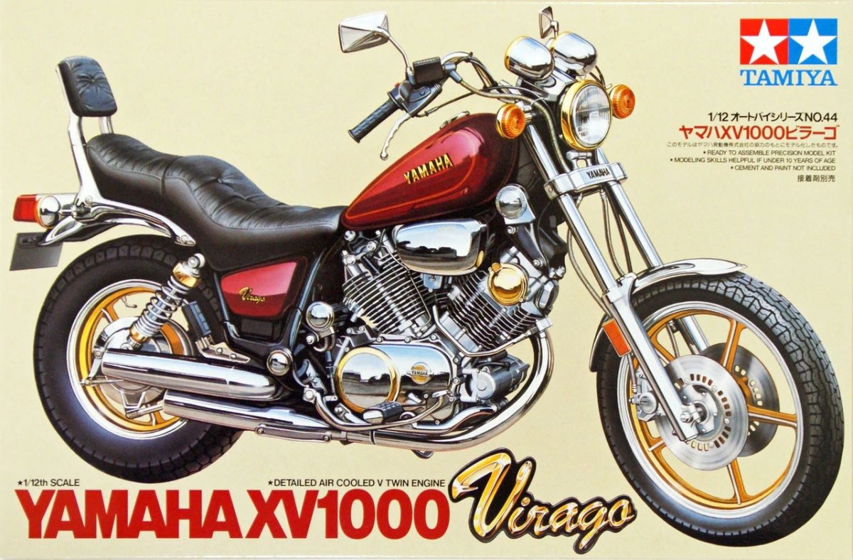 Tamiya 1/12 мотоцикл Yamaha xv1000 Virago