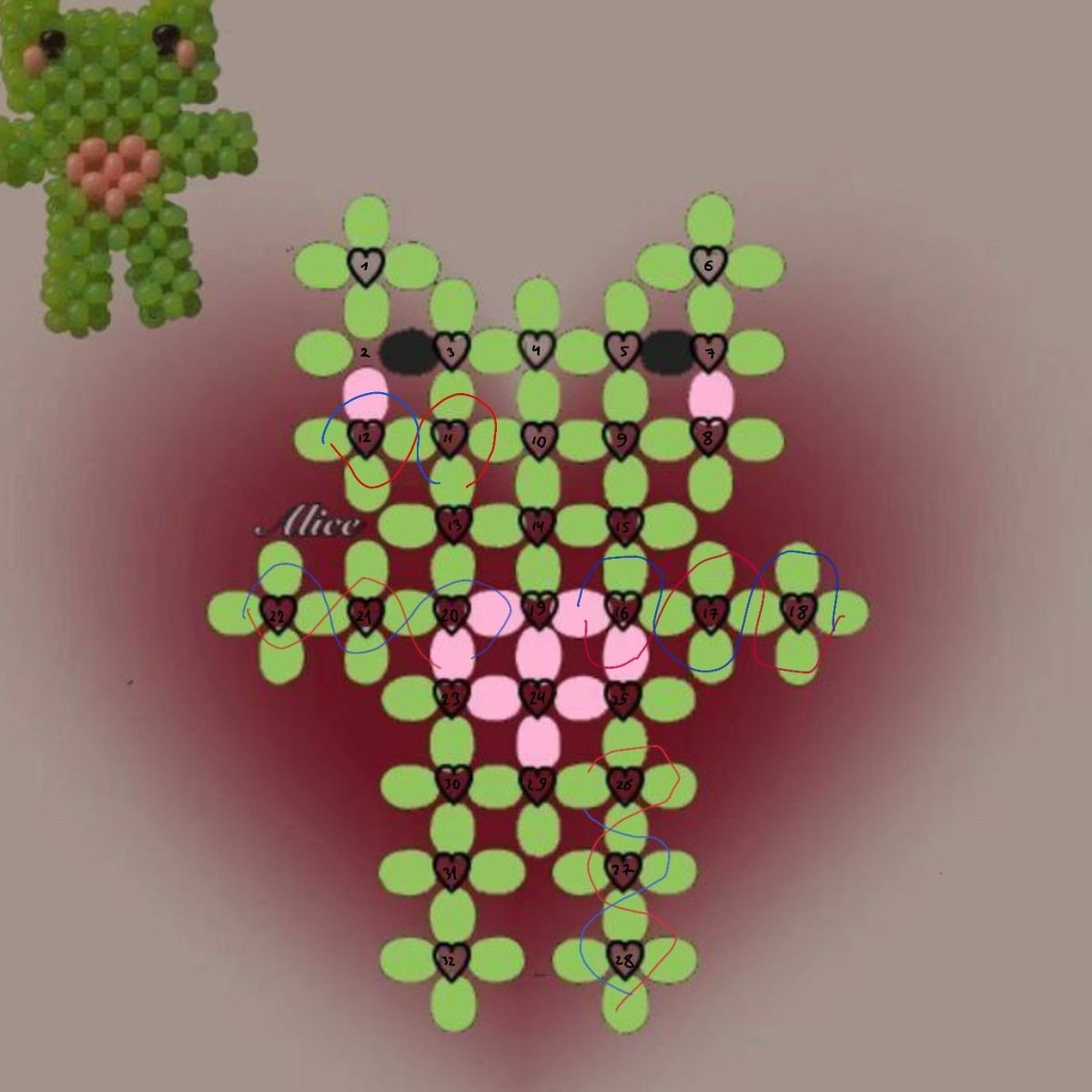 Фигурки из бисера легкие