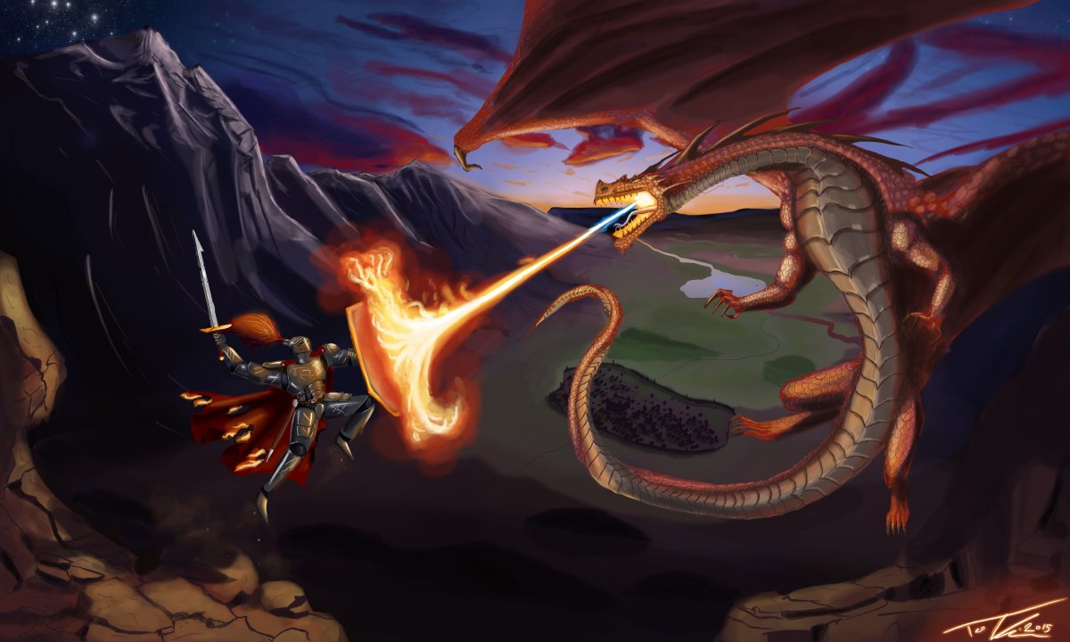 Dragon Knight (дракон пита)