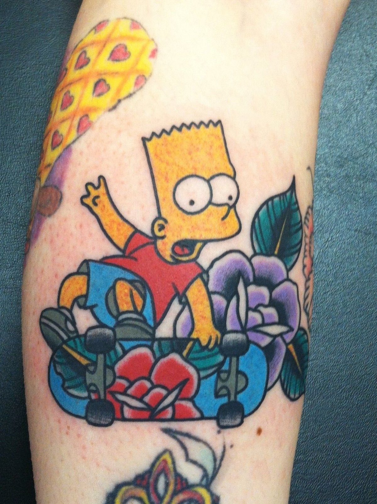 Bart Simpson тату