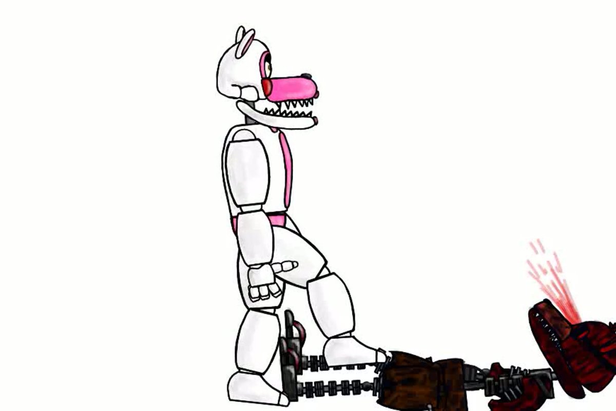 Спрайты для рисуем мультфильмы 2 ФНАФ Mangle