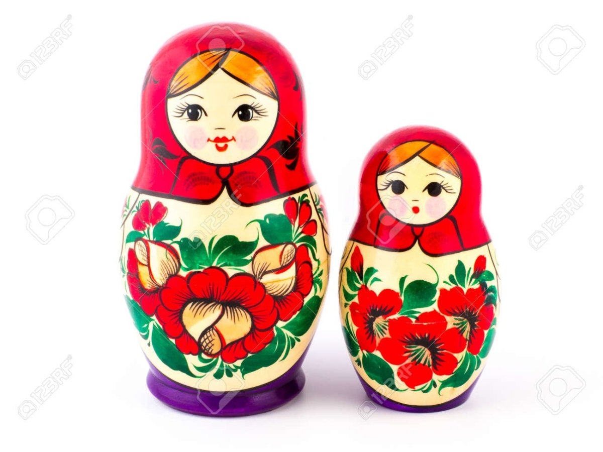 Матрешка большая и маленькая