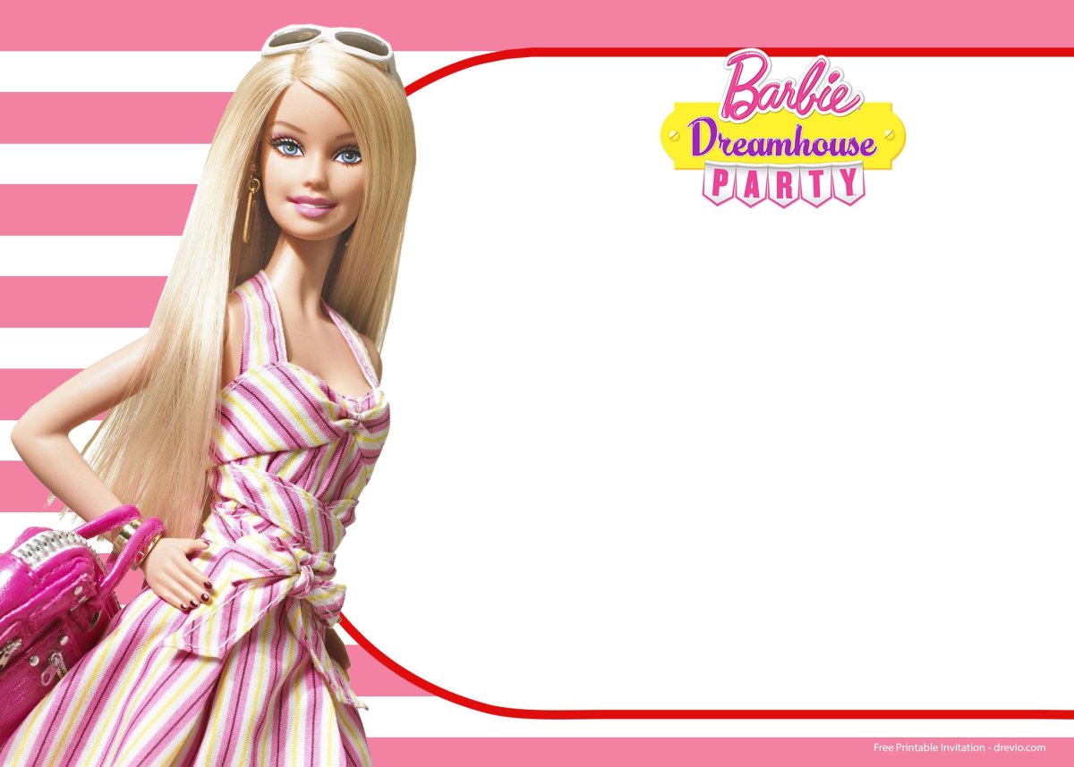 Barbie пригласительные