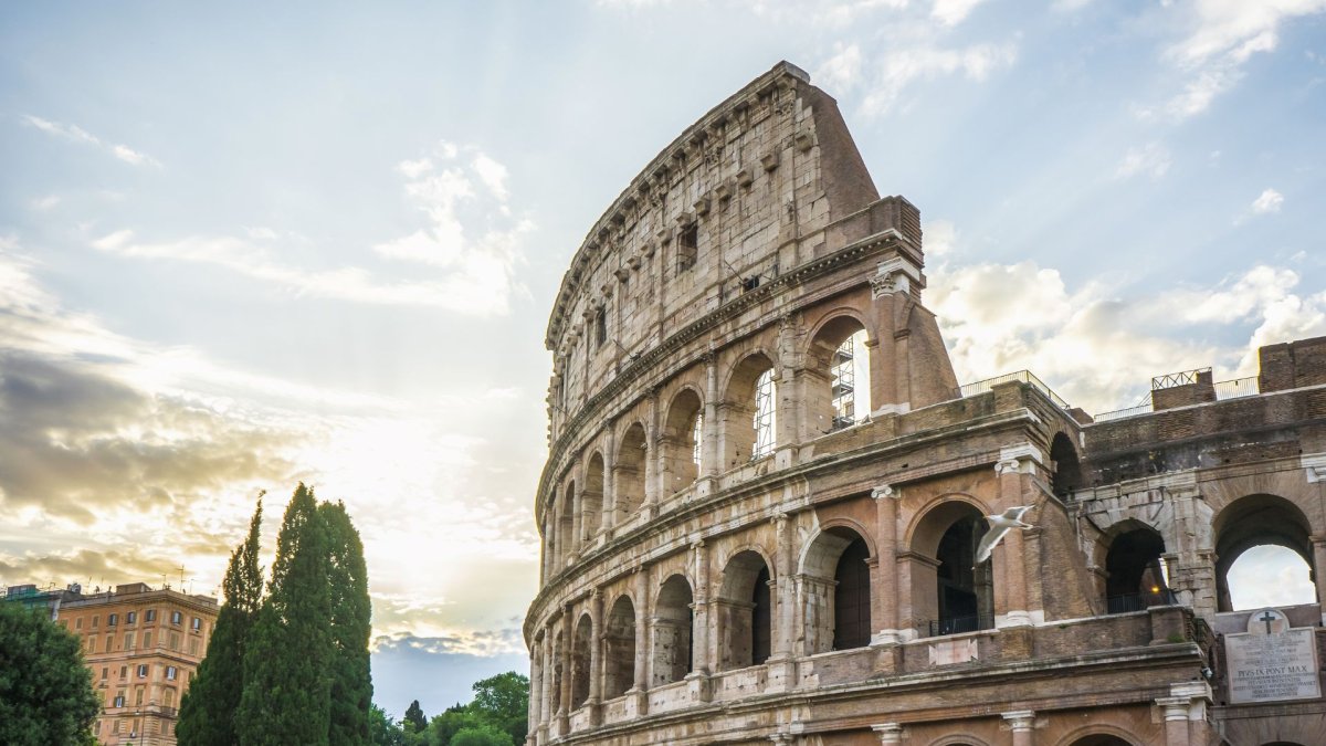 Old Roman buildings