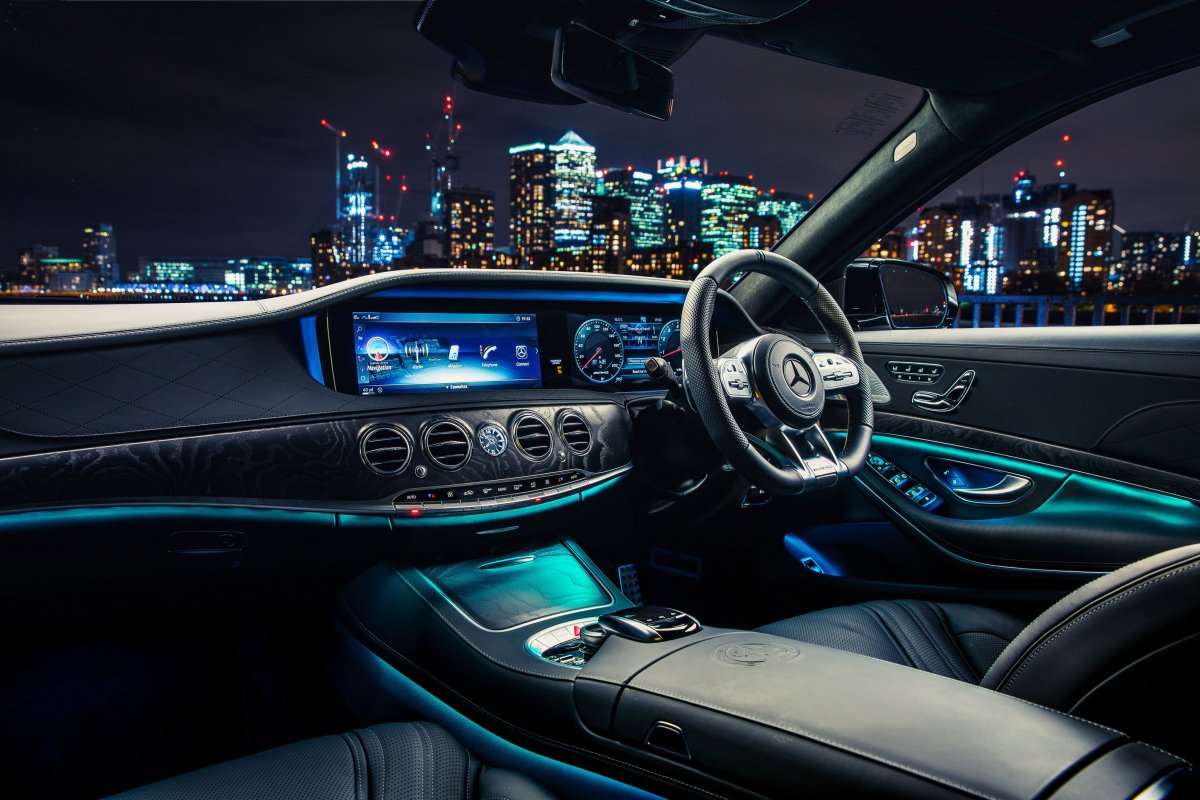 Mercedes w222 Night Interior