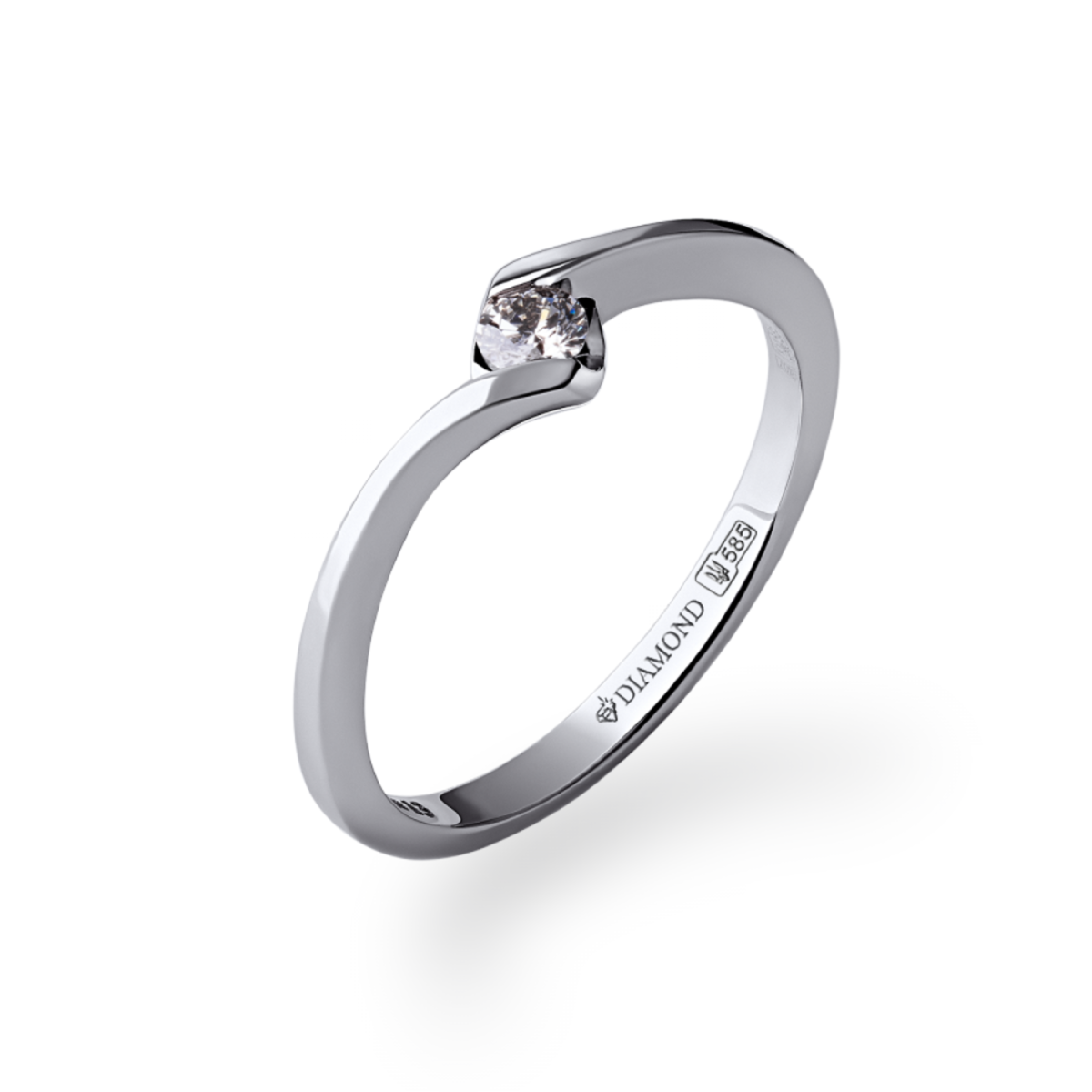 Diamant кольцо из белого золота зб0в020129