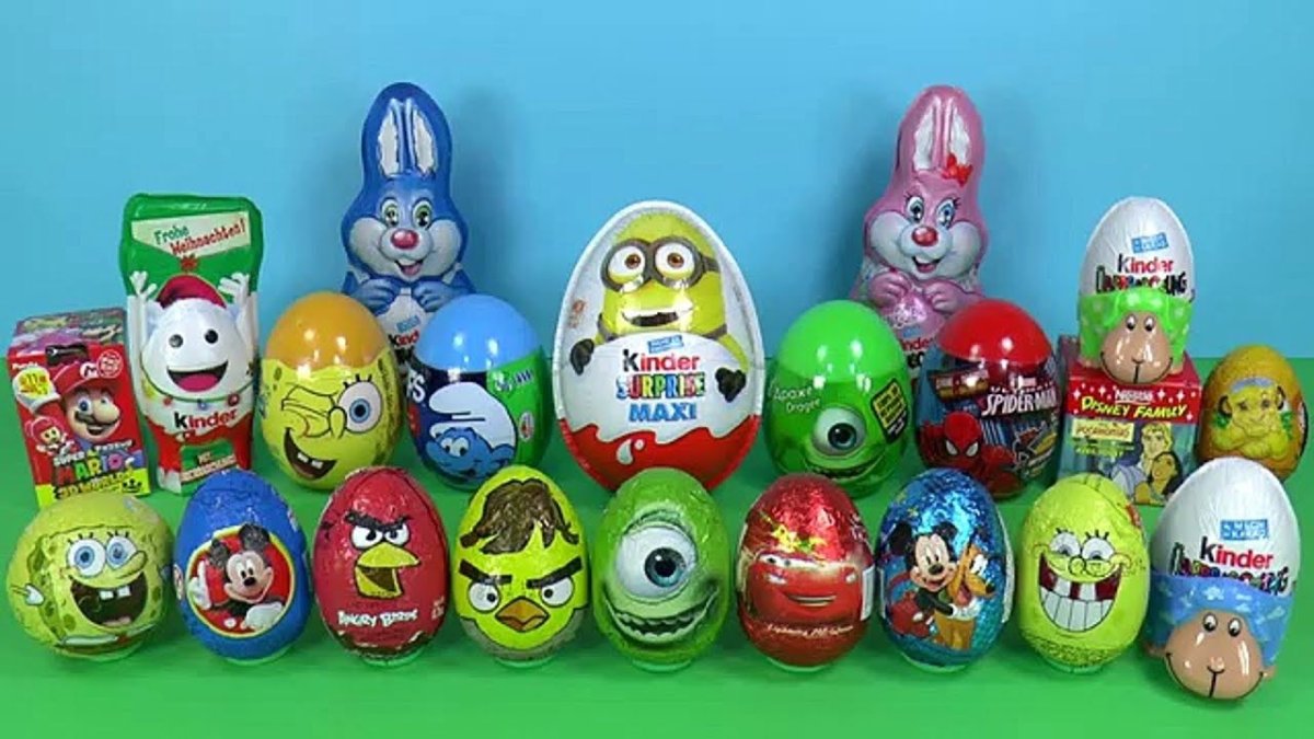 Kinder Surprise Eggs. Киндер сюрприз