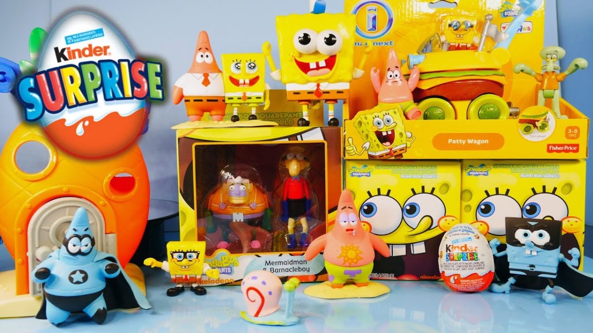 Spongebob Squarepants kinder сюрприз