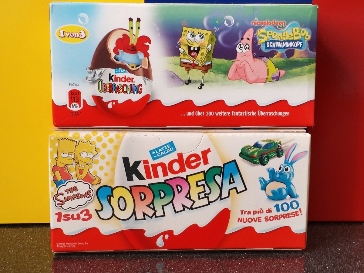 Киндер сюрприз Spongebob