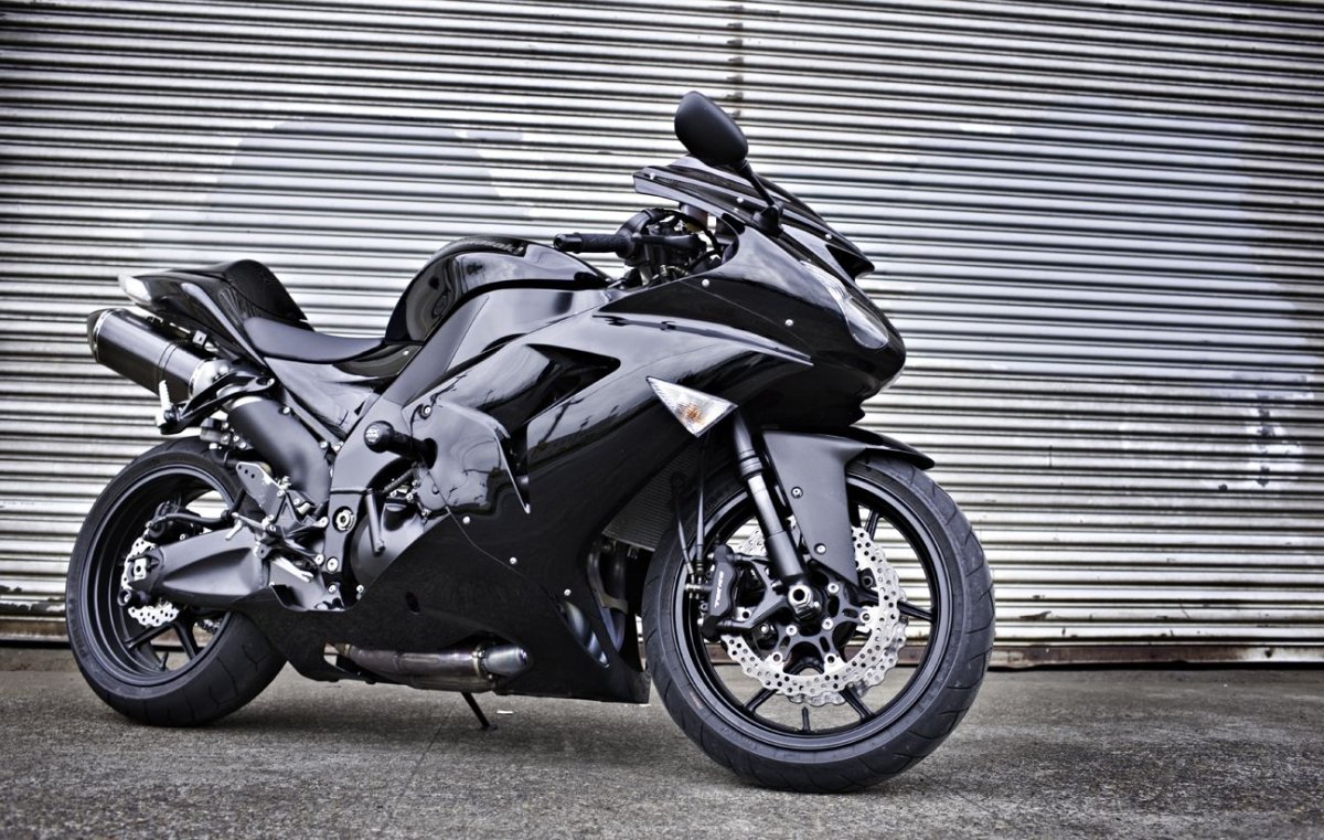Мотоцикл Kawasaki Ninja черный