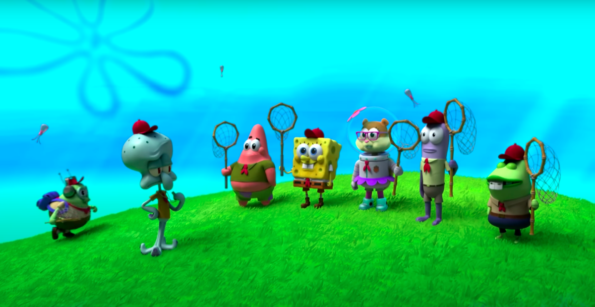 Camp Coral губка Боб