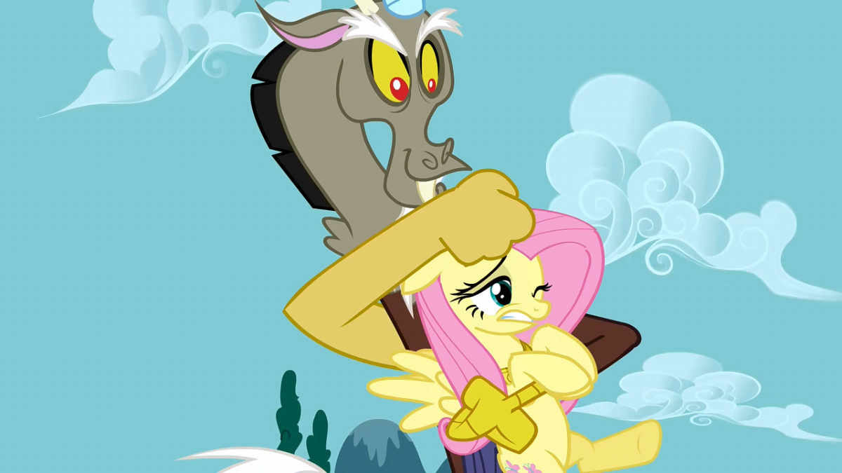 My little Pony Дискорд и Флаттершай