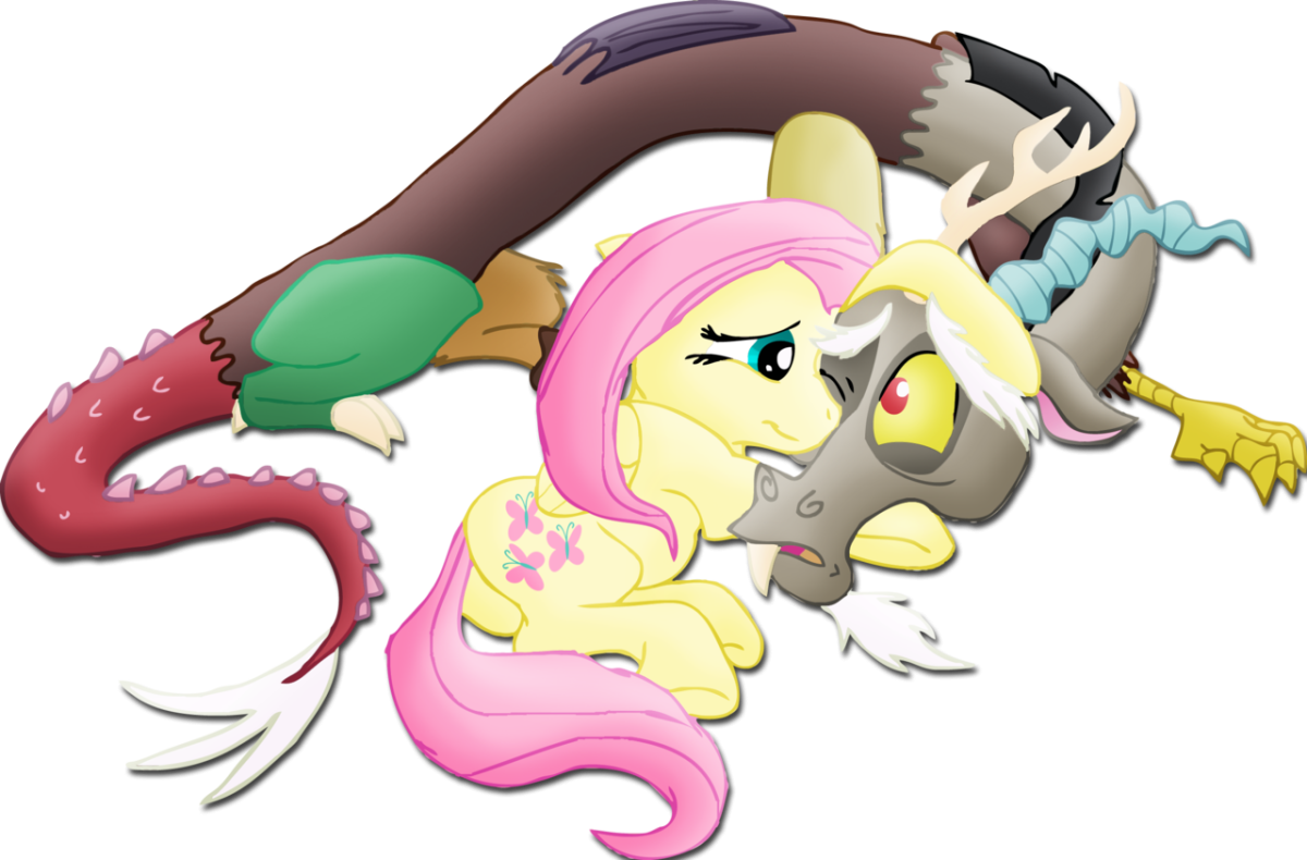 My little Pony Дискорд и Флаттершай