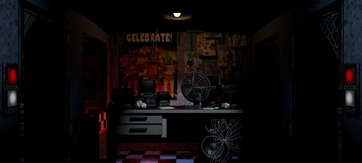 FNAF 1 Фредди в офисе