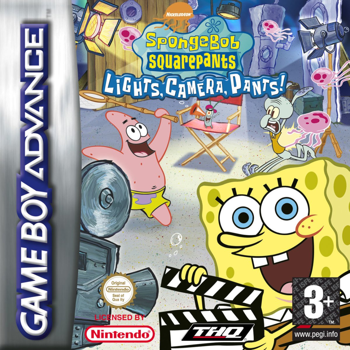 Spongebob Squarepants Lights Camera Pants GBA