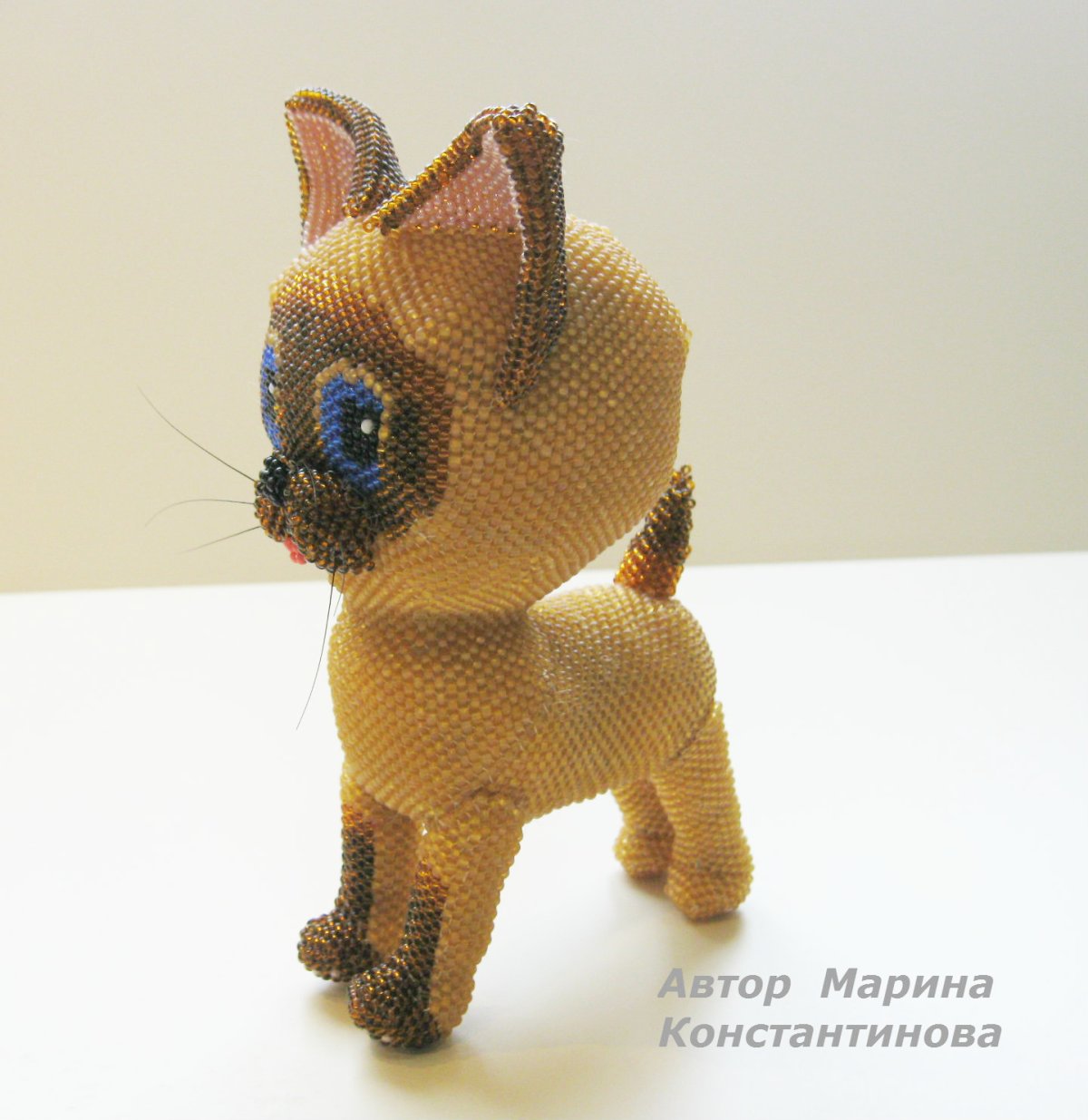 Котенок Гав из бисера