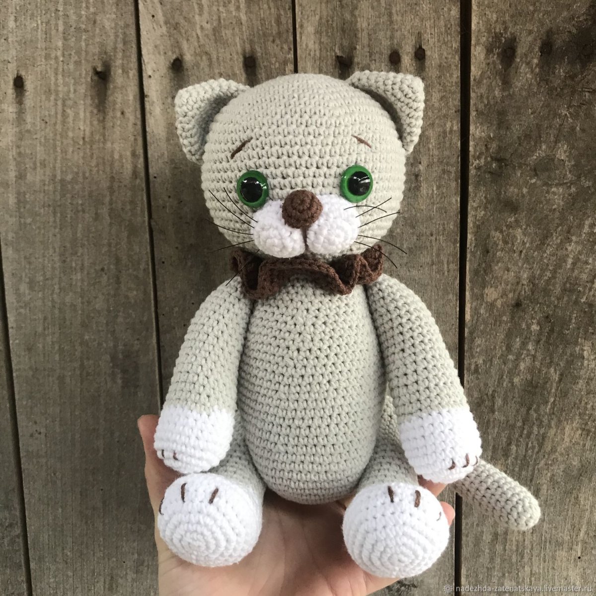 Кот Басик амигуруми