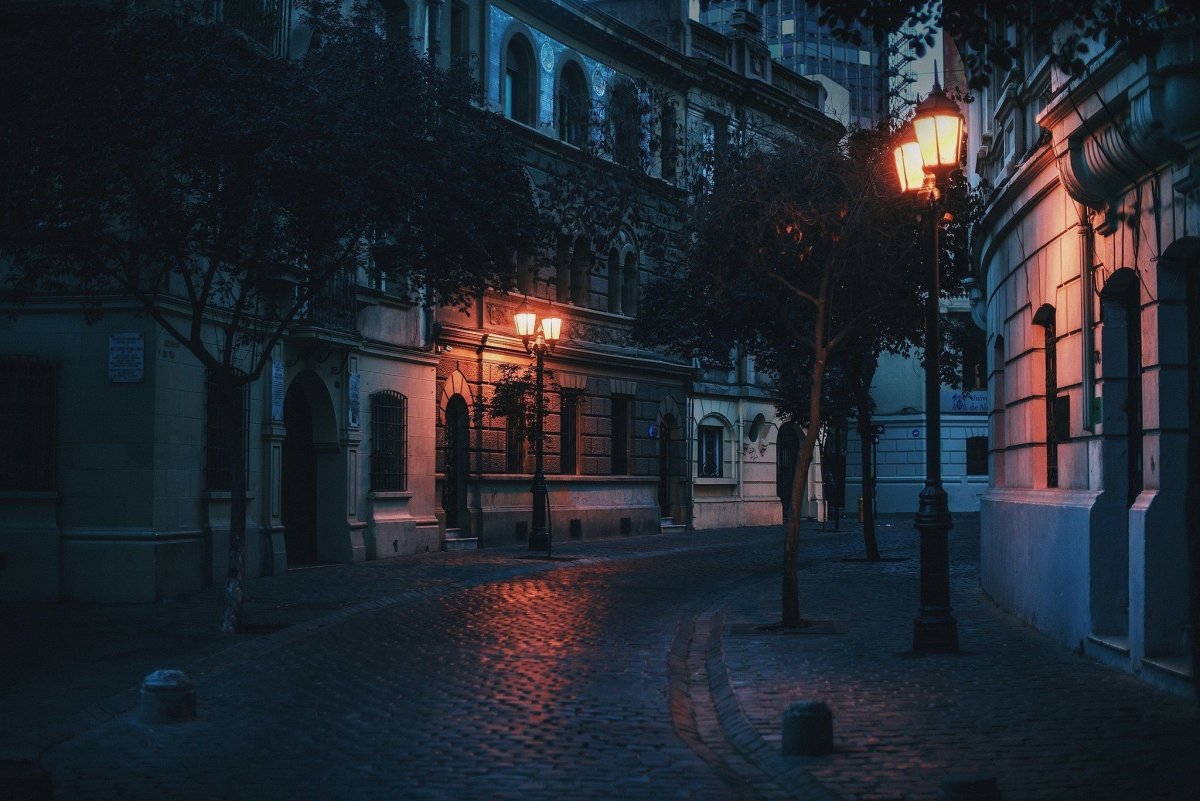Красивые темные улицы