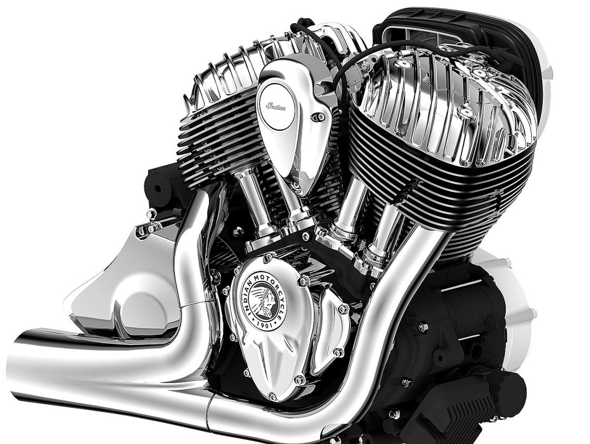 V Twin Yamaha двигатель