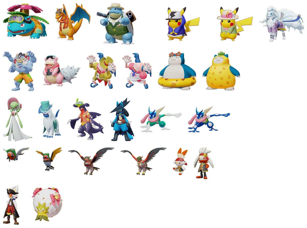 Покемоны из Pokemon Unite