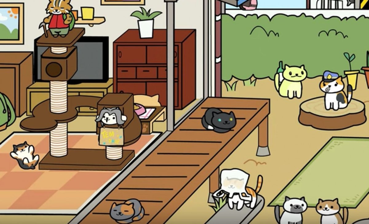 Neko Atsume кот ниндзя