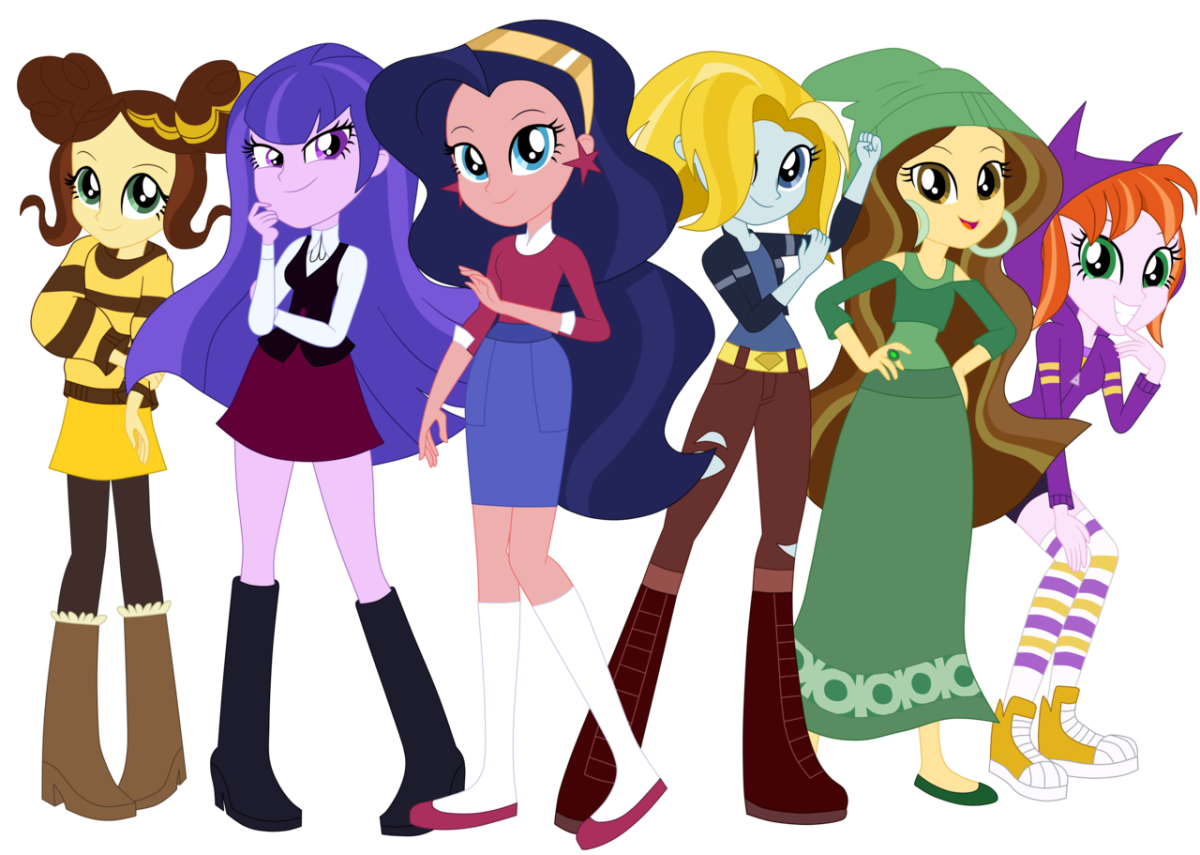 Эквестрия герлз и DC super Hero girls