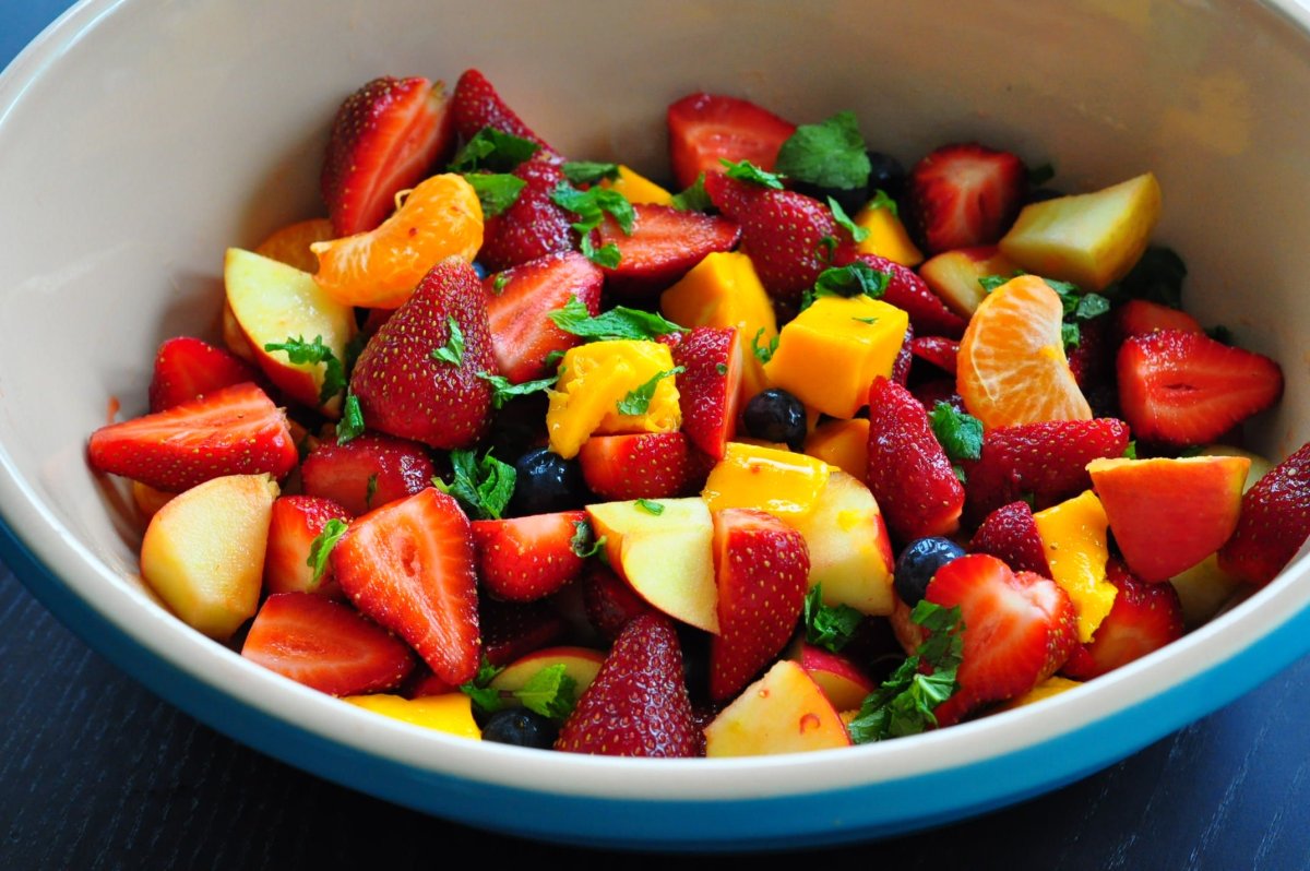Fruit Salad ingredients