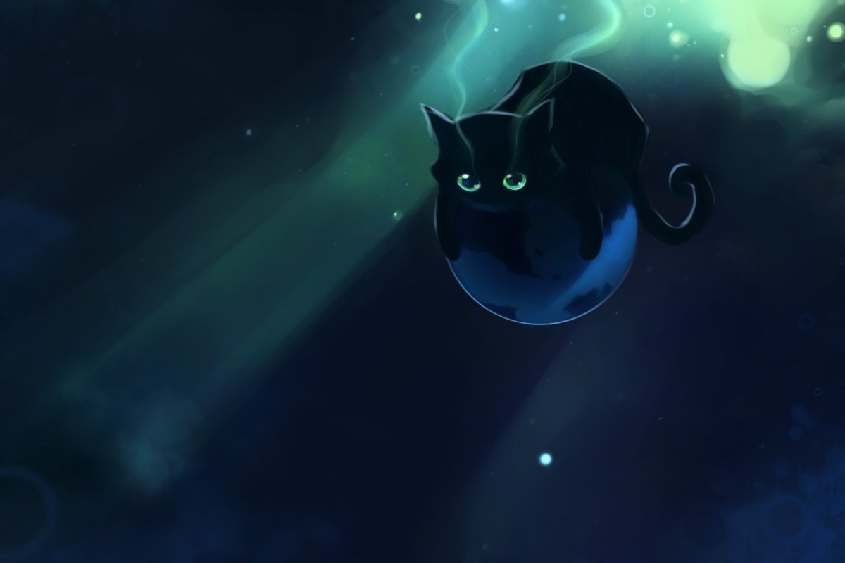 Кошка арт